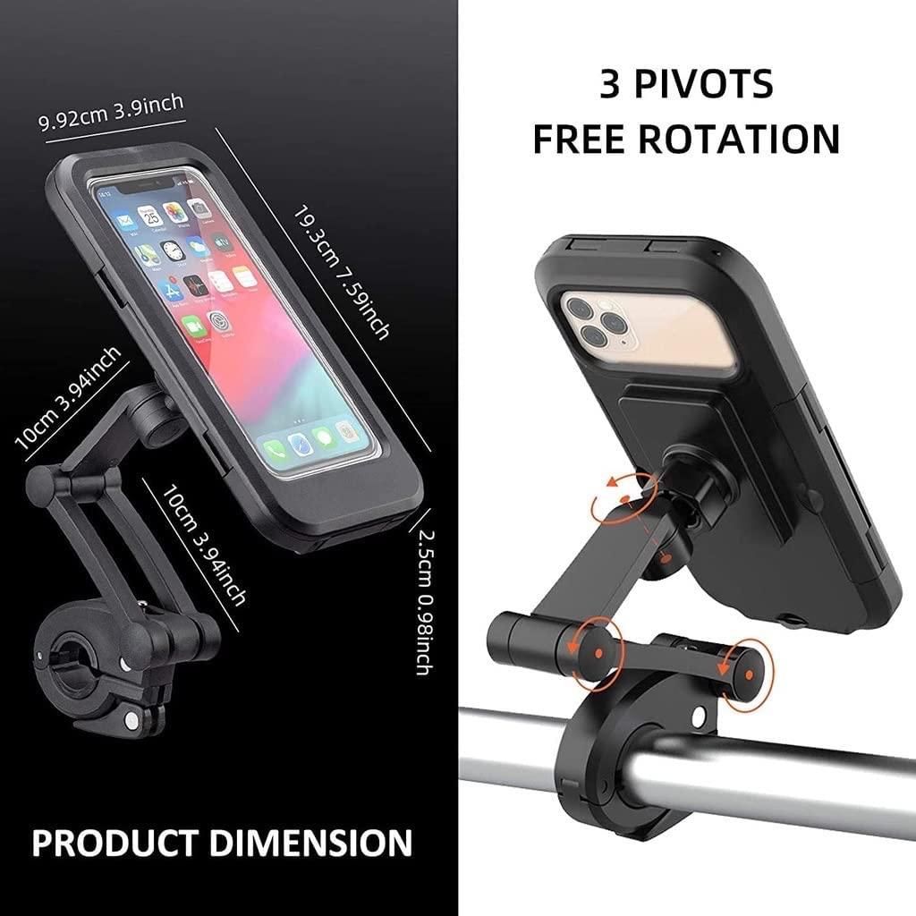 Waterproof 360° Rotating Bike Phone Mount Holder