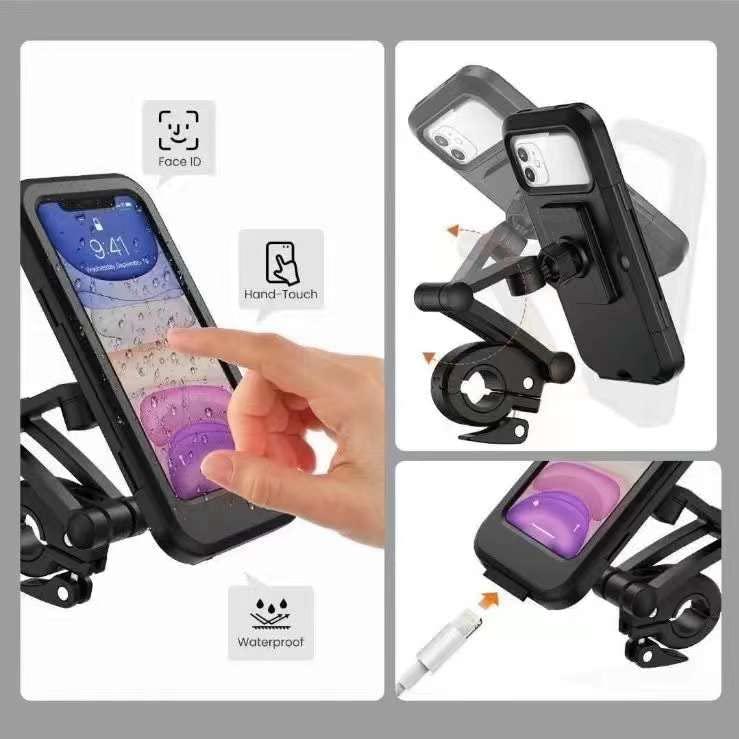 Waterproof 360° Rotating Bike Phone Mount Holder