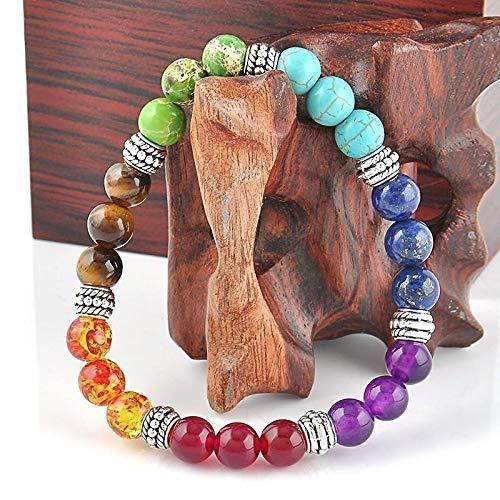 7 Chakra Stones Bracelet Pack of 2